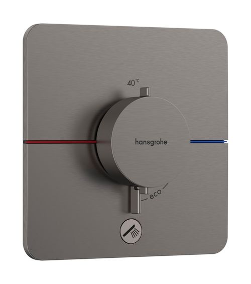 Hansgrohe-HG-ShowerSelect-Comfort-Q-Thermostat-Unterputz-fuer-1-Verbraucher-und-einen-zusaetzlichen-Abgang-Brushed-Black-Chrome-15589340 gallery number 1